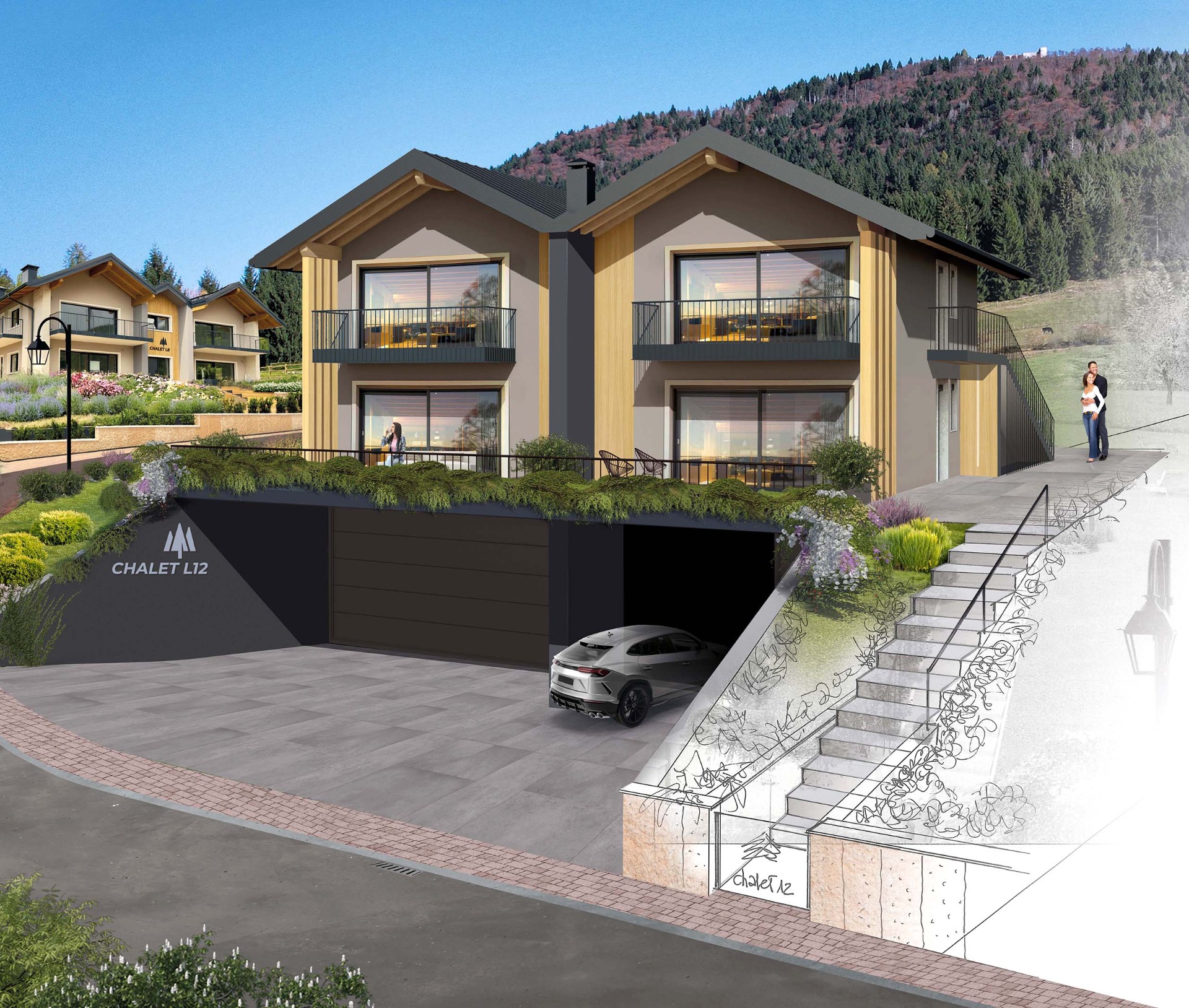 CHALET L12 in COSTRUZIONE