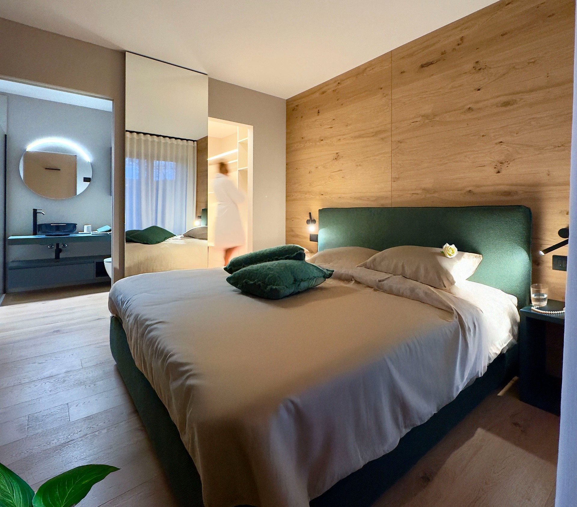 Camera padronale con bagno en suite e Cabina Armadio