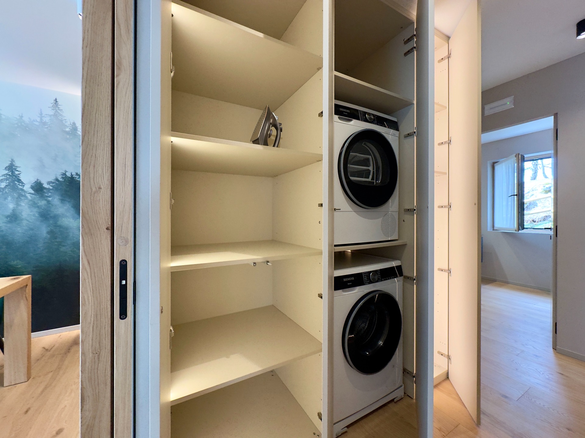 Lavatrice Asciugatrice e vano pulito-sporco